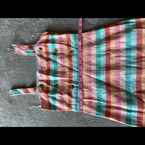 Rosie Harlow Womens Striped Square-Neck Dress - Picture 3 of 7